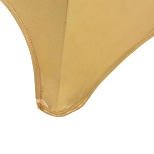 Produktbild für Stuhlhusse vidaXL 133556, elastisch, gold