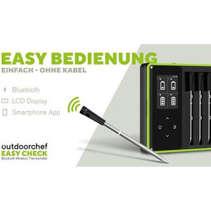 Produktbild für Fleischthermometer Outdoorchef 14.491.96, Easy Check Quadro