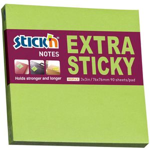 Haftnotizen Stickn Extra Sticky Notes, neongrün