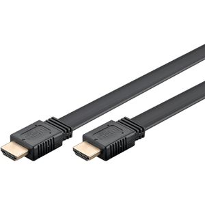 HDMI-Kabel Goobay Flachkabel 77145 HDMI 2.1,vergoldete Stecker