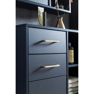 Produktbild für Highboard Schildmeyer Kent 153908, nachtblau, aus Holz