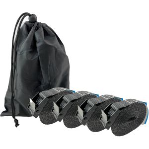 Produktbild für Spanngurt Trutzholm anthrazit, mit Klemmschloss &amp; Tasche