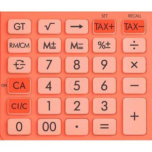 Produktbild für Taschenrechner Canon LS-125KB, MwSt-Berechnung, orange