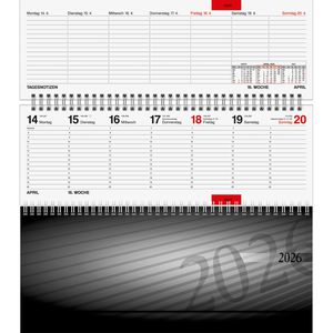 Tischkalender Rido-Ide 7036102906, Septant, 2026