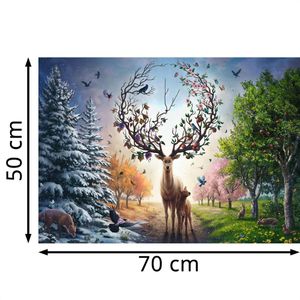 Produktbild für Puzzle Ravensburger 12001088, Der magische Hirsch