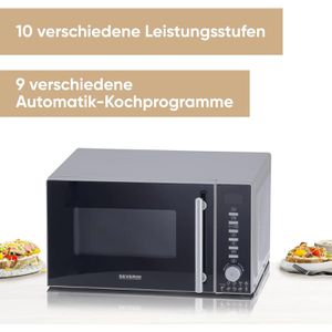 Produktbild für Mikrowelle Severin MW 7773, mit Heißluft &amp; 1350 Watt Grill