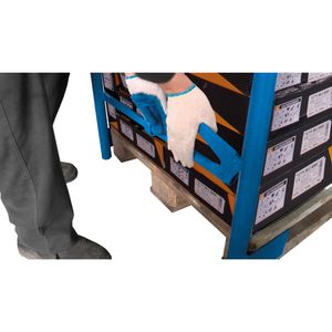 Produktbild für Palettenaufsatz VARIOfit Typ 65K, pa-080.302, blau, Stahl
