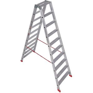 Produktbild für Stehleiter Euroline Nr. 30577, 3057710, beidseitig begehbar