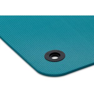 Produktbild für Yogamatte Airex Fitline, mit Ösen, wasserblau, 1 cm stark
