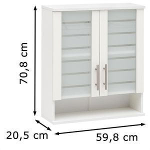 Produktbild für Bad-Hängeschrank Schildmeyer Niko 105660