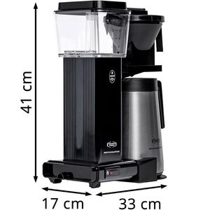 Produktbild für Kaffeemaschine Moccamaster KBGT Black, mit Thermoskanne