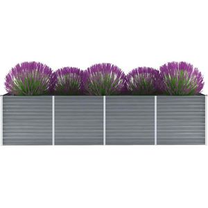 Produktbild für Hochbeet vidaXL 44844, aus verzinktem Stahl