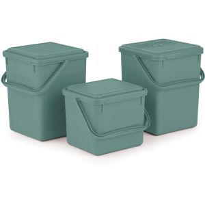 Produktbild für Mülleimer Rotho 1775505092 Komposteimer, grün