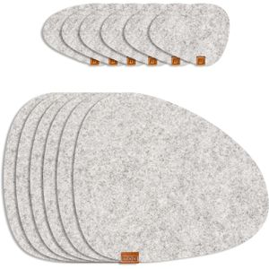 Produktbild für Platzset Miqio waschbar, aus Filz