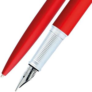 Produktbild für Schreibset Online Eleganza Satin Red, 34644, 2-teilig