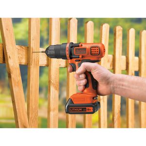 Produktbild für Akku-Bohrschrauber Black+Decker BDCDD18N-XJ