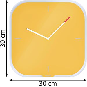 Produktbild für Wanduhr Leitz Cosy 9017-00-19, Glas, analog, Quarzuhr