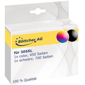 Produktbild für Tinte Böttcher-AG für HP 305XL XXL Multipack