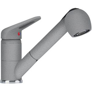 Produktbild für Küchenarmatur Franke Novara Plus 115.0470.670, steingrau