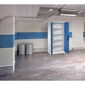 Produktbild für Werkzeugschrank CP-Möbel 8921-052, aus Metall, grau / blau