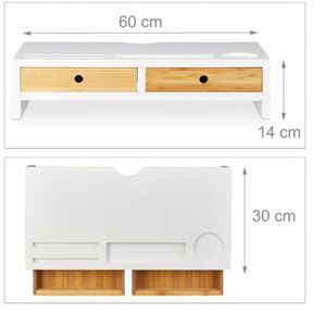 Produktbild für Monitorständer Relaxdays 10024204, Bambus