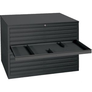 Produktbild für Planschrank G-Office MPC/10, schwarz, DIN A1