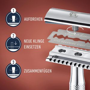 Produktbild für Rasierhobel King.C.Gillette Double Edge Safety
