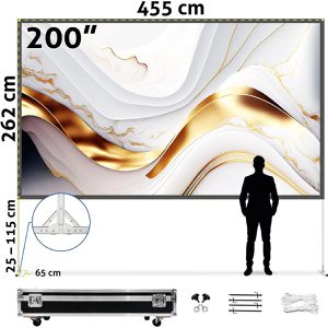 Produktbild für Beamer-Leinwand ESMART Professional MIMOBI