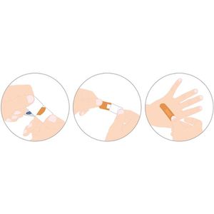 Produktbild für Pflaster Actiomedic Elastic, 100 Strips