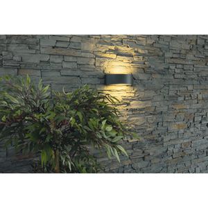 Produktbild für Wandleuchte Heitronic Hoja, aus Aluminium, für außen (IP54)