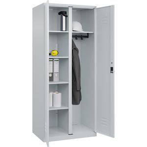 Produktbild für Mehrzweckschrank CP-Möbel Classic Plus, abschließbar, grau