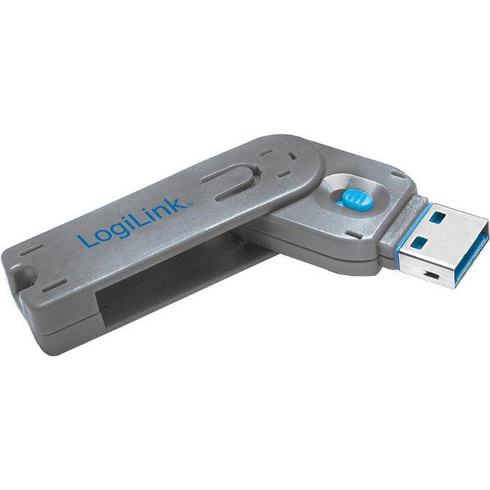 LINDY 40462 USB-Portschlösser – 10 Stück, Blau, Ohne Schlüssel, Für Typ-A Anschlüsse