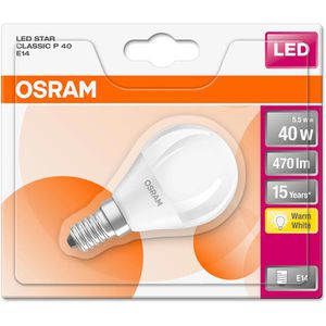 Produktbild für LED-Lampe OSRAM Star Classic P, E14