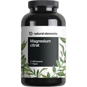 Magnesium natural-elements Citrat, 365 Kapseln