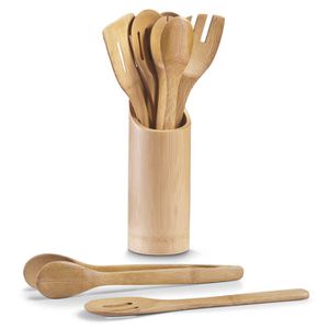 Küchenhelfer-Set Zeller Bamboo 25274, mit Behälter