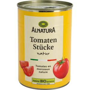 Produktbild für Gemüsekonserve Alnatura Tomatenstücke natur, im Saft, BIO
