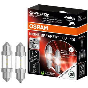 Produktbild für Auto-Lampe OSRAM Night Breaker, 6000 Kelvin, C5W