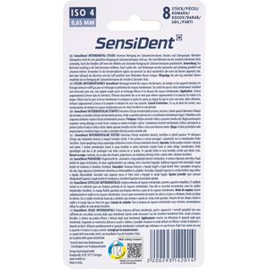 Produktbild für Interdentalbürsten SensiDent Premium Gelb, ISO-Größe 4