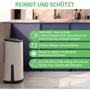 Produktbild für Luftentfeuchter Meaco Dry Arete One, weiß / schwarz
