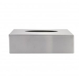 Produktbild für Taschentuchbox Axentia 116941, aus Edelstahl