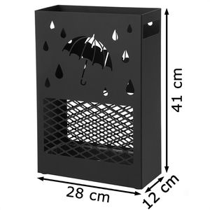 Produktbild für Schirmständer Songmics LUC004B01, schwarz
