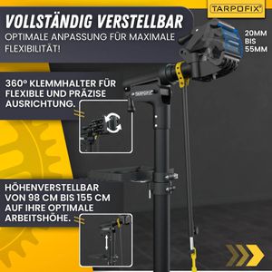 Produktbild für Fahrrad-Montageständer Tarpofix Profi FRM01-SW, E-Bike