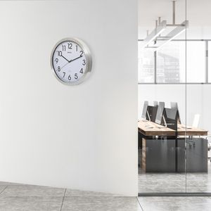 Produktbild für Wanduhr Maul Maulmove, Aluminium, analog, Funkuhr