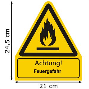 Produktbild für Hinweisschild Abtec ISO 7010 W021, Folie