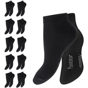 Socken Footstar Sneak It, schwarz, 10 Paar