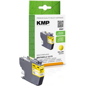 Tinte KMP B58Y für Brother LC-3217Y