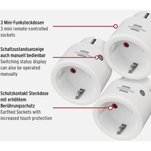 Produktbild für Funksteckdose Brennenstuhl Comfort-Line, für innen