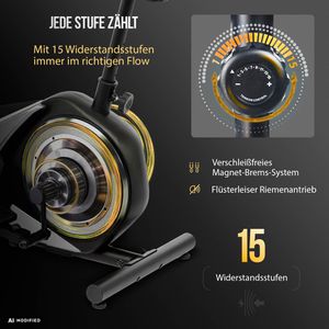 Produktbild für Crosstrainer Christopeit CT 6 Hybrid, 7 kg Schwungmasse