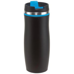 Produktbild für Thermobecher Böttcher-AG schwarz / blau