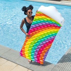 Produktbild für Luftmatratze Bestway 44107 Rainbow, 216 x 80cm